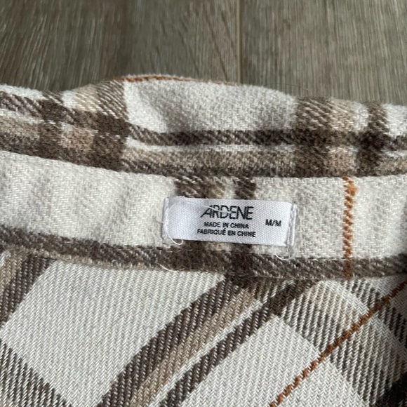 Garage Plaid Button Up Flannel Long Sleeve - Picture 2 of 3